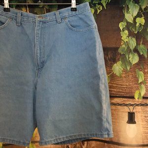 👖90s Vintage Mom Jean Shorts Light Wash